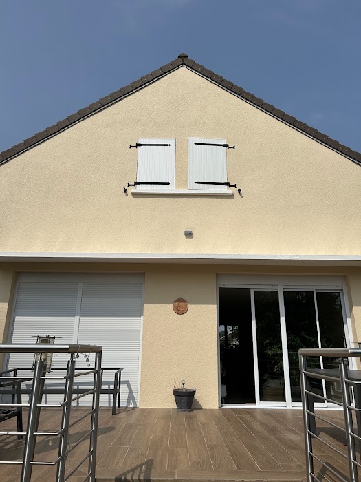 Démoussage et peinture de façade