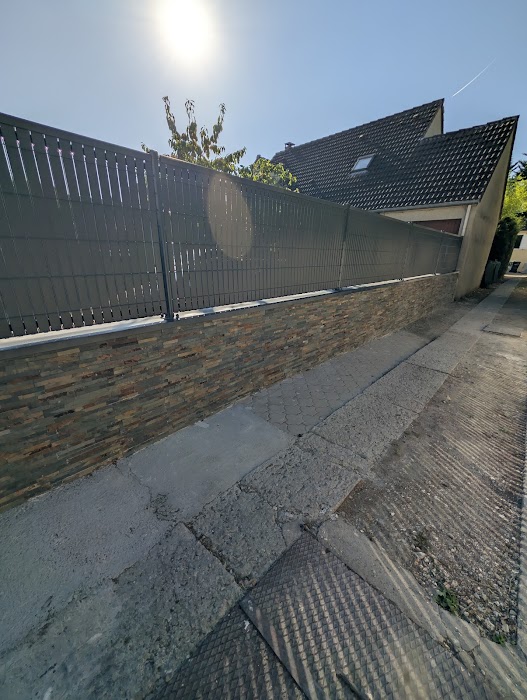 Chantier de muret et clôture - Photo 2