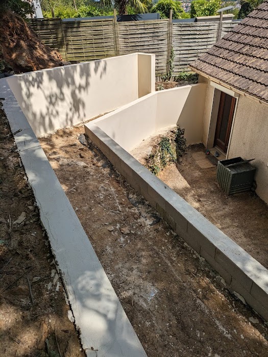 Construction d'un mur de soutènement - Photo 4