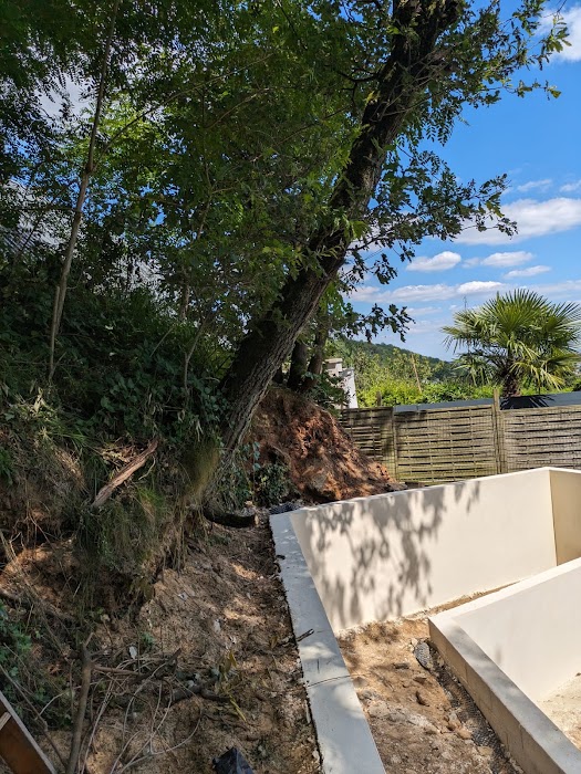 Réalisation d'un mur de soutènement - Photo 3