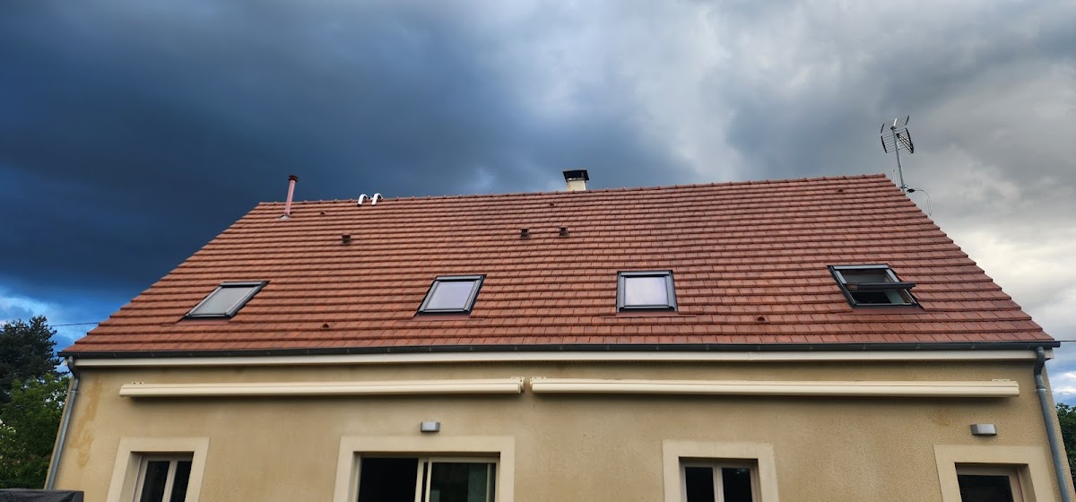 Démoussage complet de toiture