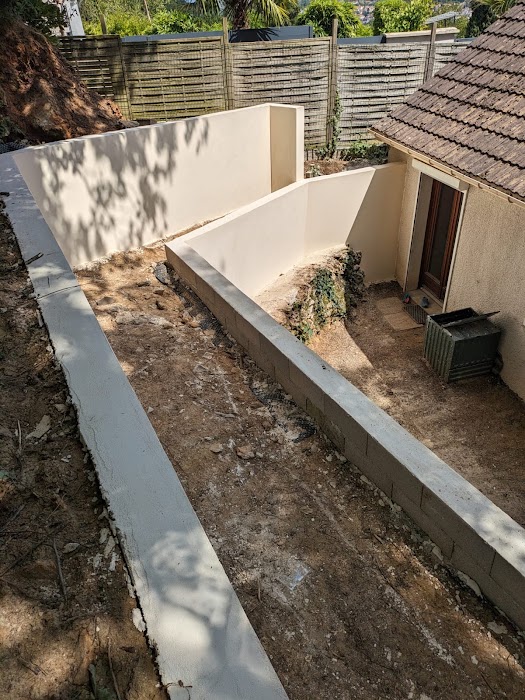 Réalisation d'un mur de soutènement - Photo 4