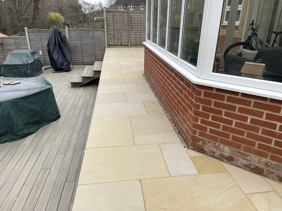 Sandstone Patio Installation - Photo 3