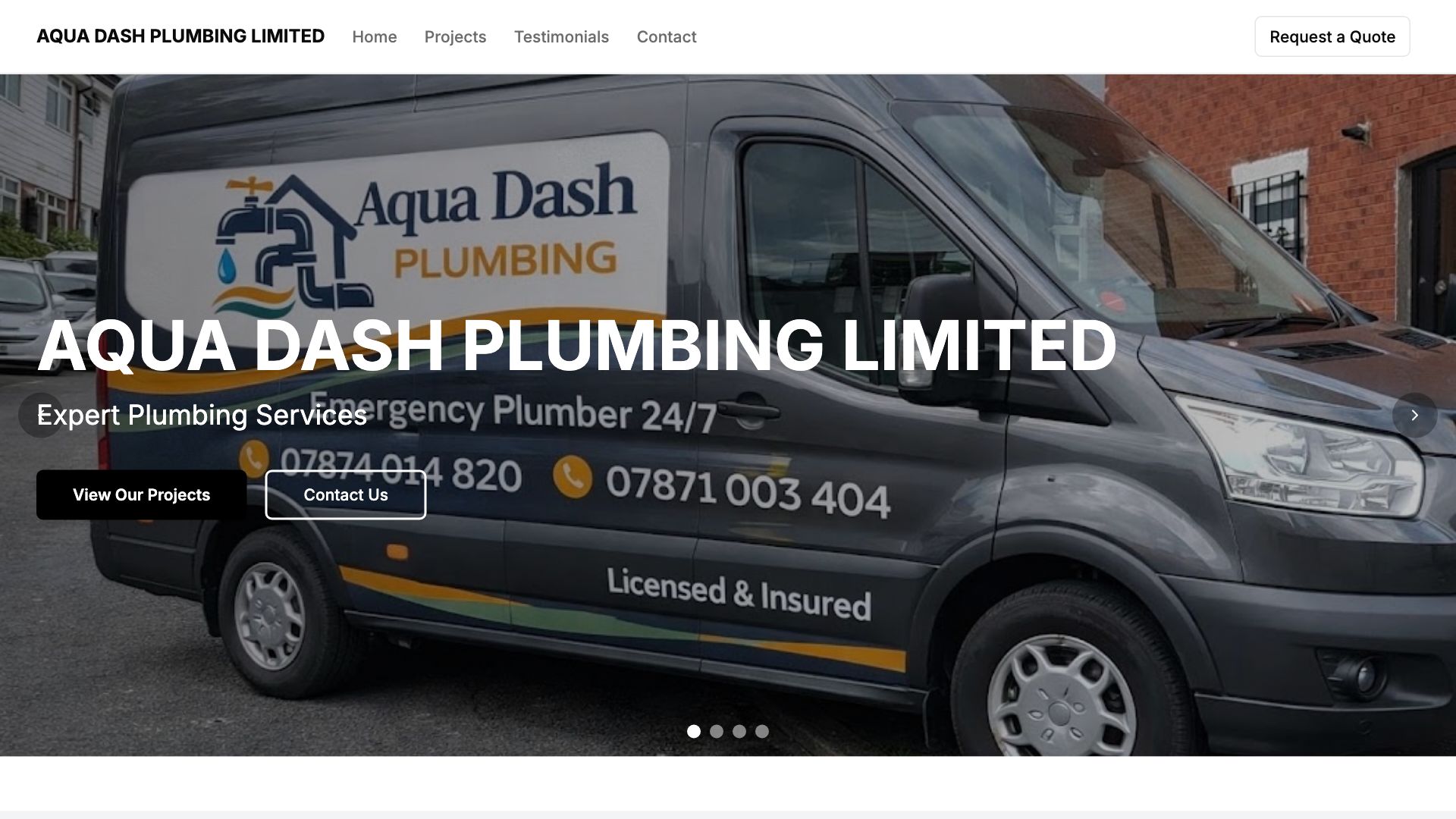 contactaquadashplumbing.artisae.co.uk